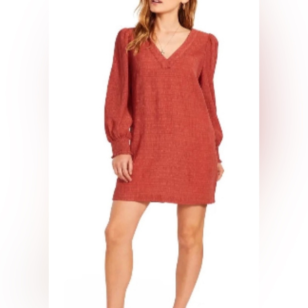 BB Dakota Long Sleeve Shift Dress